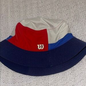 Wilson Red, Blue, and Cream Bucket Hat